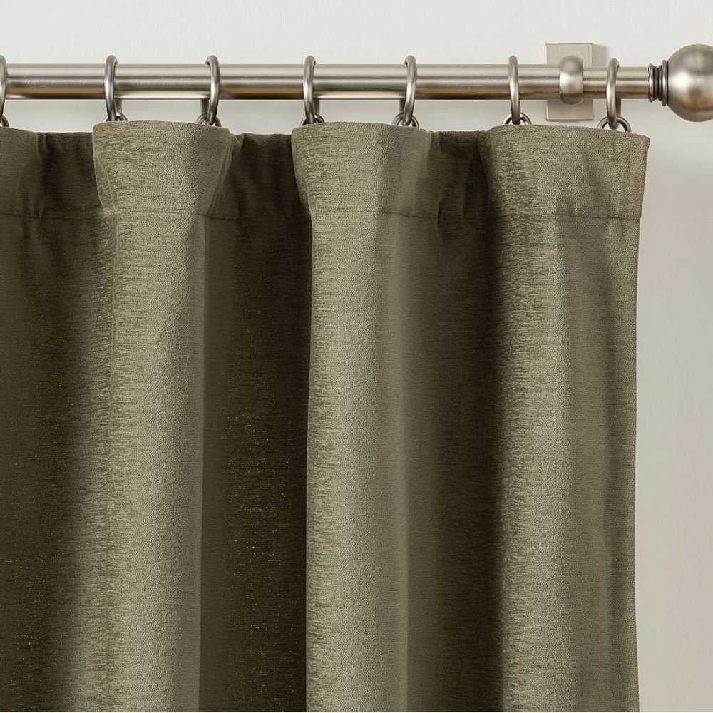 Pottery Barn Blackout Cozy Cloud Curtains in Loden